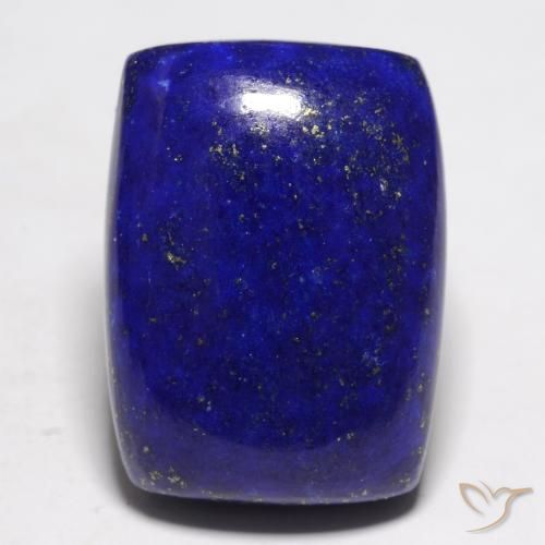 22.44ct 天然 浓海军蓝 青金石, 软垫, 不透明