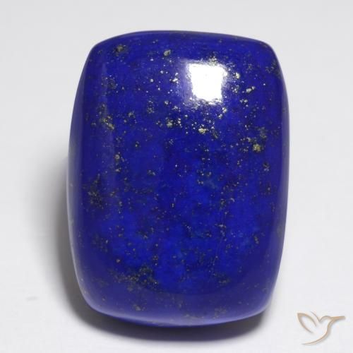 20.99ct 天然 浓海军蓝 青金石, 软垫, 不透明