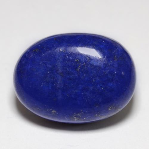 13.51克拉天然青金石，椭圆形切割，16.6×12.3毫米，不透明