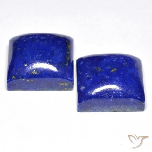 15.22天然青金石，方形，11.2×11.1毫米，不透明