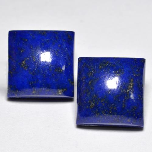 15.74天然青金石，方形，11.1×11毫米，不透明