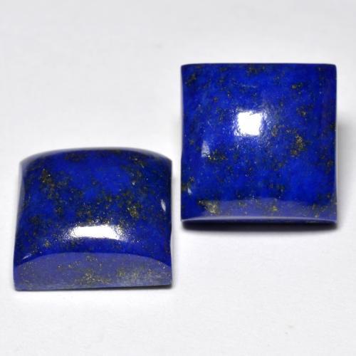 15.74天然青金石，方形，11.1×11毫米，不透明