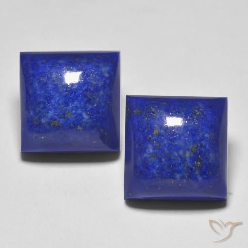 17.83天然青金石，方形，11.1×11.1毫米，不透明
