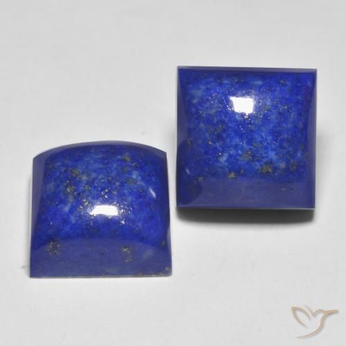 17.83天然青金石，方形，11.1×11.1毫米，不透明