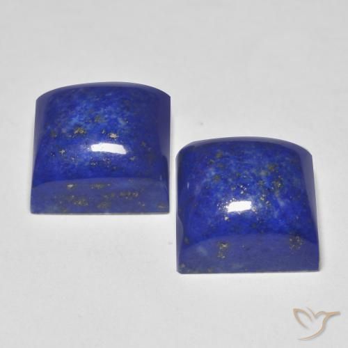 17.83天然青金石，方形，11.1×11.1毫米，不透明