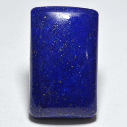 27.54克拉天然青金石，长方形切工，24.4×14.9毫米，不透明