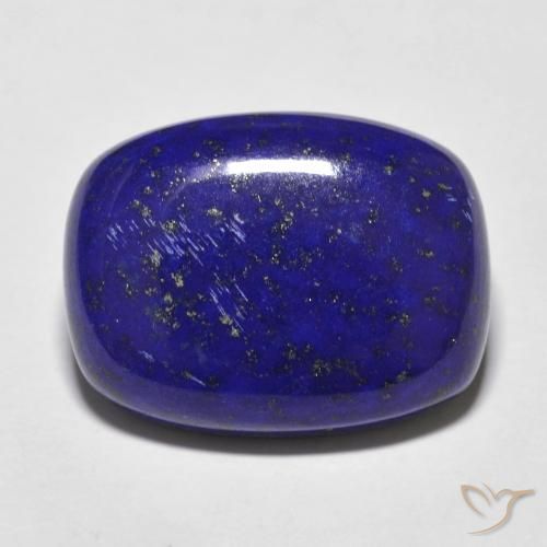 16.22ct 天然 暗蓝色 青金石, 软垫, 不透明