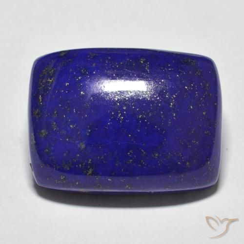 23.05ct 天然 深蓝色 青金石, 软垫, 不透明