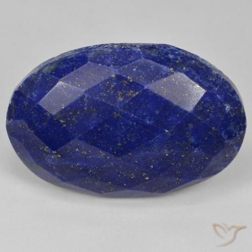 32.58克拉天然青金石，椭圆形切割，30.8×20.6毫米，不透明