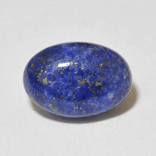 7.19ct 天然 中蓝 青金石, 椭圆形, 不透明