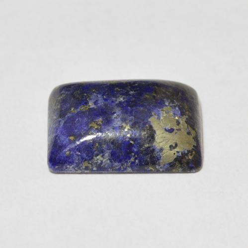 5.85克拉天然青金石，狭长方形，不透明