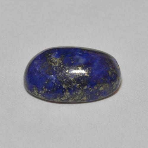 6.77克拉天然青金石，椭圆形切割，13.7×9.3毫米，不透明