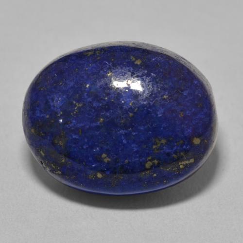 17.71ct 天然 暗蓝色 青金石, 椭圆形, 不透明
