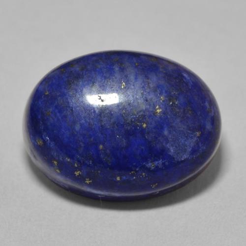 13.60ct 天然 非常深的蓝色 青金石, 椭圆形, 不透明