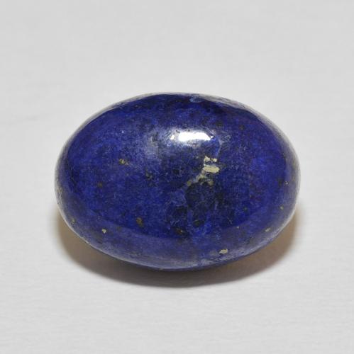 12.62ct 天然 暗蓝色 青金石, 椭圆形, 不透明