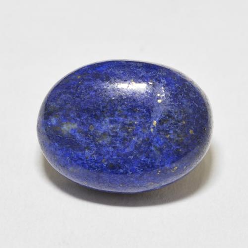 17.44ct 天然 暗蓝色 青金石, 椭圆形, 不透明