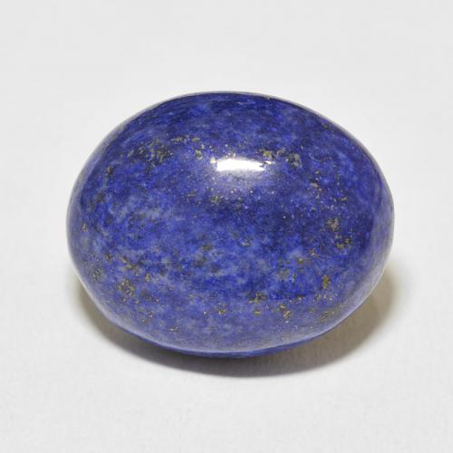 15.26ct 天然 深埃及蓝 青金石, 椭圆形, 不透明