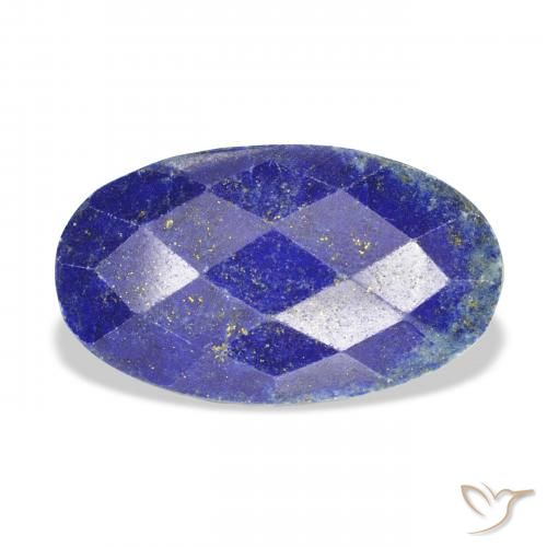 19.56ct 天然 海军蓝 青金石, 椭圆形, 不透明
