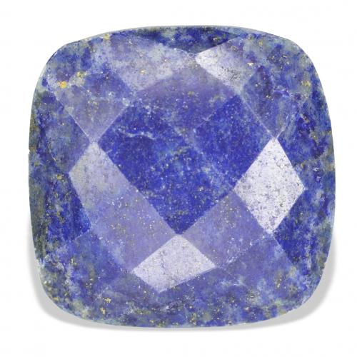 25.25ct 天然 深蓝色 青金石, 软垫, 不透明