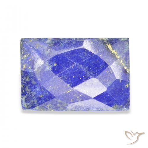 27.94ct 亮蓝色 青金石, 狭长方形, 不透明