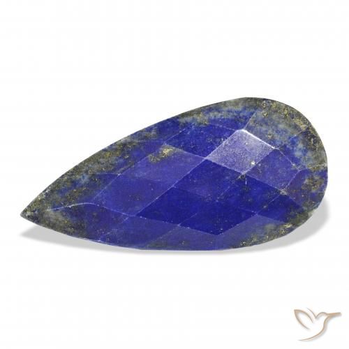33.37ct 天然 海军蓝 青金石, 梨形, 不透明