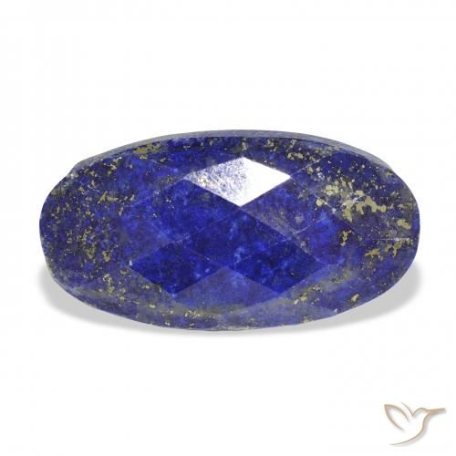 26.18ct 天然 海军蓝 青金石, 椭圆形, 不透明