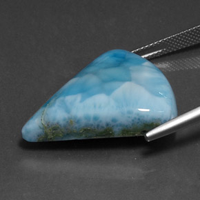 31.71克拉天然拉利玛石，异形，27.1×22毫米，不透明