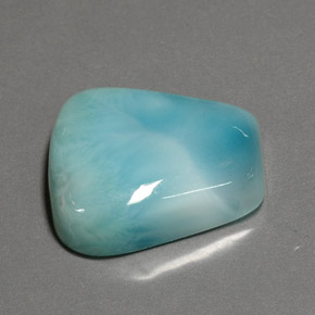 20.52克拉天然拉利玛石，异形，19.6×16.5毫米，不透明