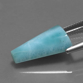 10.35克拉天然拉里马尔，异形，不透明