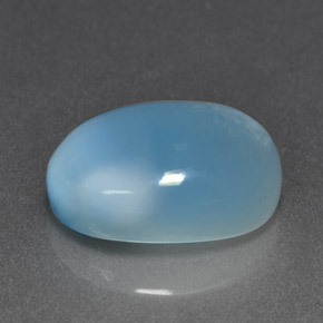 7.11克拉天然拉利玛石，椭圆形切割，14.2×10毫米，不透明