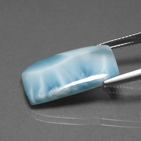 11.31克拉天然拉里马尔，垫形剪裁，不透明