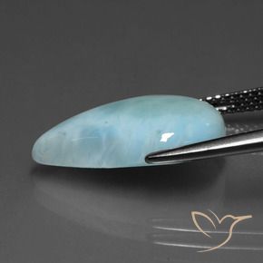 5.96克拉天然拉利玛石，梨形，不透明