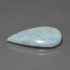 5.31克拉天然拉利玛石，梨形，21×10.7毫米，不透明