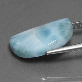 11.14克拉天然拉里马尔，异形，不透明