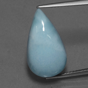 10.31克拉天然拉利玛石，梨形，18.9×10.9毫米，不透明