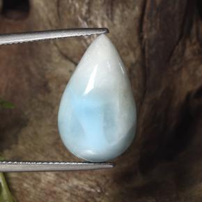 13.07克拉天然拉利玛石，梨形，20.3×12.6毫米，不透明