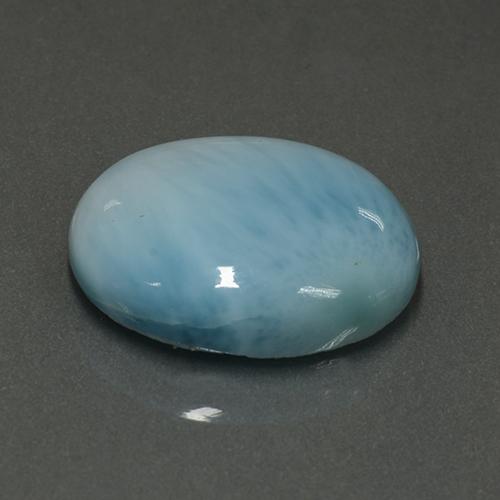 7.62克拉天然拉利玛石，椭圆形切割，16.2×12.3毫米，不透明