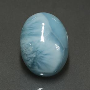 8.88克拉天然拉利玛石，椭圆形切割，15.8×12毫米，不透明