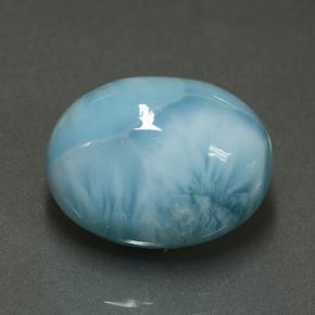 8.88克拉天然拉利玛石，椭圆形切割，15.8×12毫米，不透明
