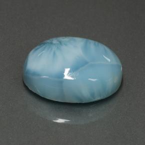 8.88克拉天然拉利玛石，椭圆形切割，15.8×12毫米，不透明