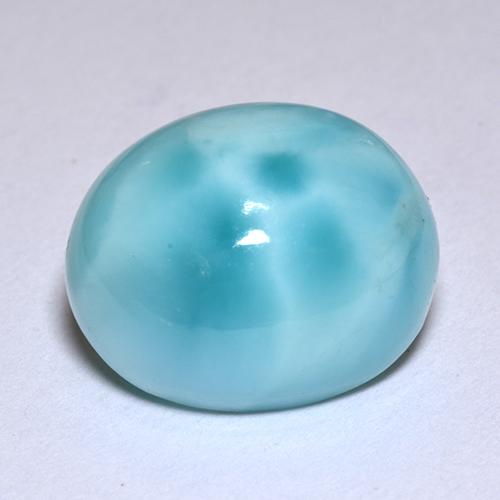 4.78克拉天然拉利玛石，椭圆形切割，12.1×10毫米，不透明