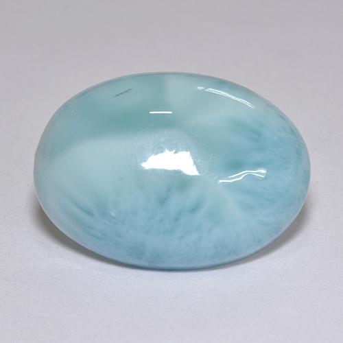 9.39克拉天然拉利玛石，椭圆形切割，18×13.1毫米，不透明