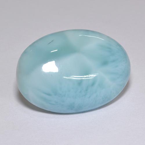 9.39克拉天然拉利玛石，椭圆形切割，18×13.1毫米，不透明