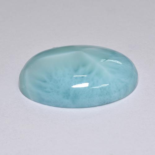9.39克拉天然拉利玛石，椭圆形切割，18×13.1毫米，不透明