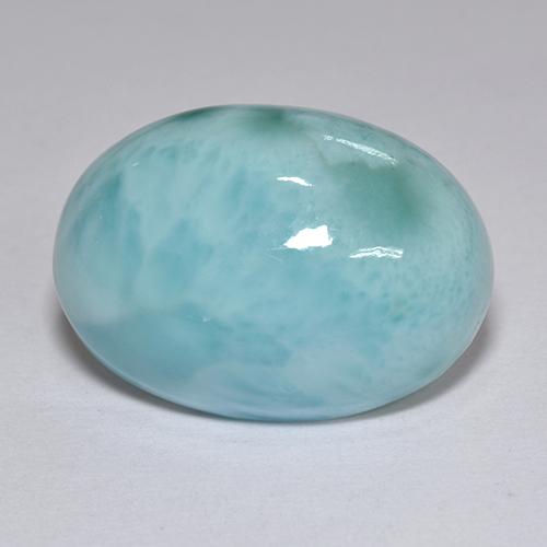 12.10克拉天然拉利玛石，椭圆形切割，17.9×13毫米，不透明
