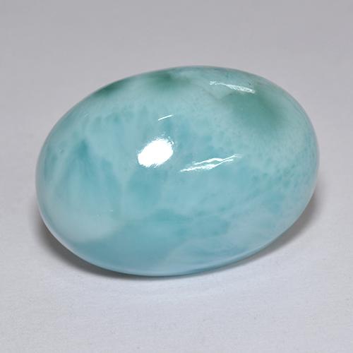12.10克拉天然拉利玛石，椭圆形切割，17.9×13毫米，不透明