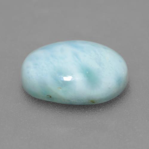 2.60克拉天然绿松石拉利玛石，椭圆形切割，10.4×7毫米，不透明