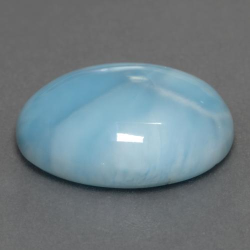8.52克拉天然拉利玛石，椭圆形切割，15.9×12.1毫米，不透明