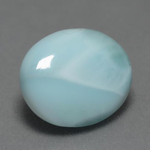 3.28克拉天然拉利玛石，椭圆形切割，11.4×9.7毫米，不透明