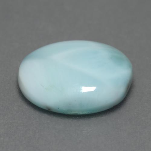 3.28克拉天然拉利玛石，椭圆形切割，11.4×9.7毫米，不透明